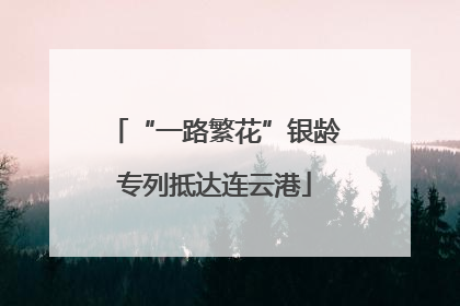“一路繁花”银龄专列抵达连云港