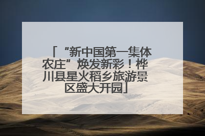 “新中国第一集体农庄”焕发新彩！桦川县星火稻乡旅游景区盛大开园