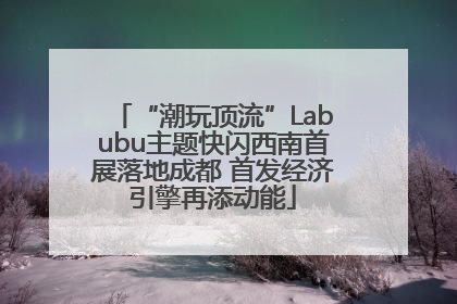 “潮玩顶流”Labubu主题快闪西南首展落地成都 首发经济引擎再添动能