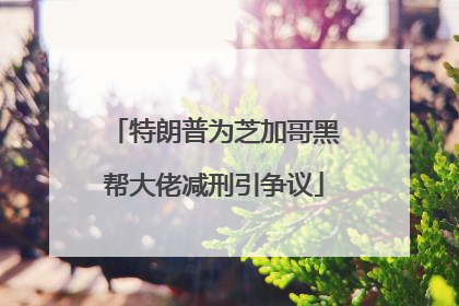 特朗普为芝加哥黑帮大佬减刑引争议
