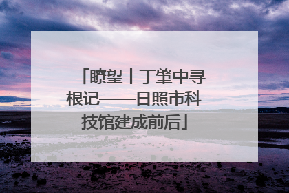 瞭望丨丁肇中寻根记——日照市科技馆建成前后