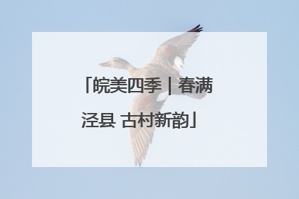 皖美四季｜春满泾县 古村新韵