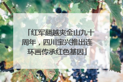 红军翻越夹金山九十周年，四川宝兴推出连环画传承红色基因