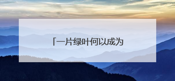 一片绿叶何以成为乡村振兴“金叶”