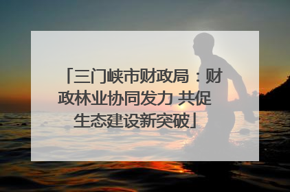 三门峡市财政局：财政林业协同发力 共促生态建设新突破