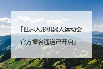 世界人形机器人运动会官方报名通道已开启