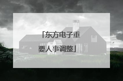 东方电子重要人事调整