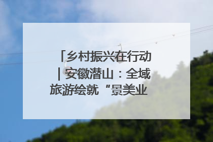 乡村振兴在行动｜安徽潜山：全域旅游绘就“景美业兴民富”新画卷