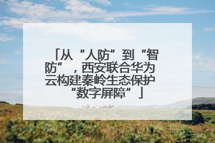 从“人防”到“智防”，西安联合华为云构建秦岭生态保护“数字屏障”
