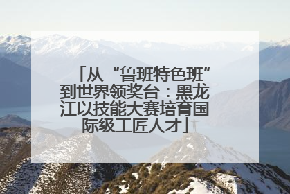 从“鲁班特色班”到世界领奖台：黑龙江以技能大赛培育国际级工匠人才
