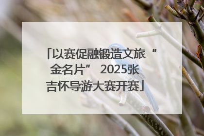 以赛促融锻造文旅“金名片” 2025张吉怀导游大赛开赛