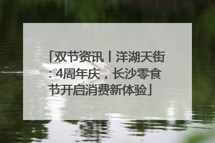 双节资讯丨洋湖天街：4周年庆，长沙零食节开启消费新体验