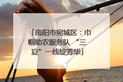 南阳市宛城区：巾帼助农服务队 “三夏”一线绽芳华