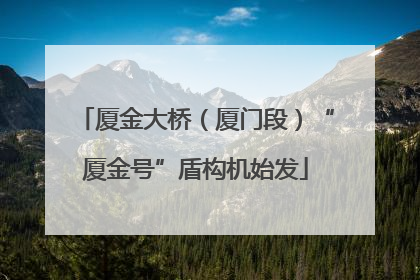 厦金大桥（厦门段）“厦金号”盾构机始发