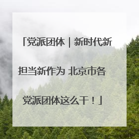 党派团体｜新时代新担当新作为 北京市各党派团体这么干！