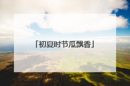 初夏时节瓜飘香