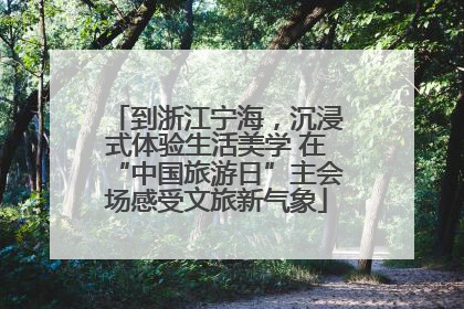 到浙江宁海，沉浸式体验生活美学 在“中国旅游日”主会场感受文旅新气象