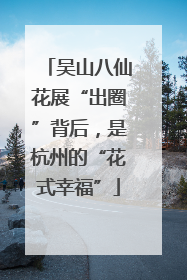 吴山八仙花展“出圈”背后，是杭州的“花式幸福”