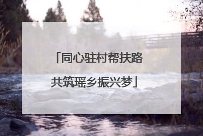 同心驻村帮扶路 共筑瑶乡振兴梦