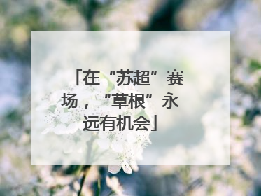 在“苏超”赛场，“草根”永远有机会