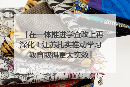 在一体推进学查改上再深化！江苏扎实推动学习教育取得更大实效