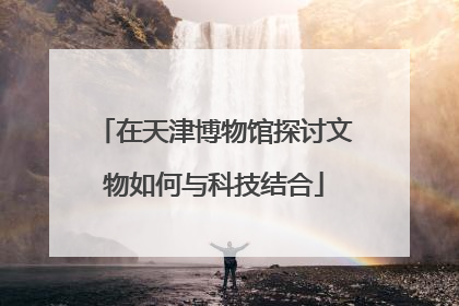 在天津博物馆探讨文物如何与科技结合