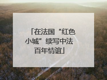 在法国“红色小城”续写中法百年情谊