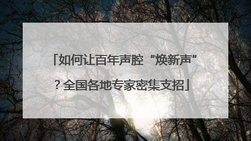 如何让百年声腔“焕新声”？全国各地专家密集支招