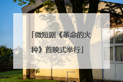 微短剧《革命的火种》首映式举行