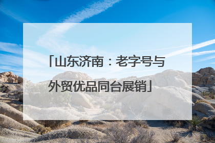 山东济南：老字号与外贸优品同台展销