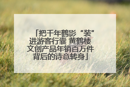 把千年鹤影“装”进游客行囊 黄鹤楼文创产品年销百万件背后的诗意转身