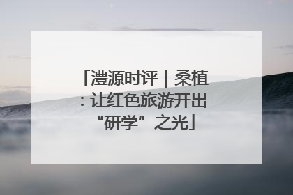 澧源时评｜桑植：让红色旅游开出“研学”之光