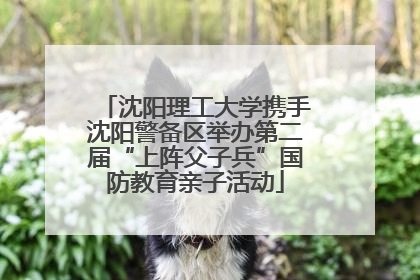 沈阳理工大学携手沈阳警备区举办第二届“上阵父子兵”国防教育亲子活动
