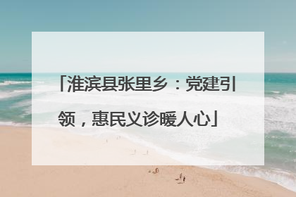 淮滨县张里乡：党建引领，惠民义诊暖人心