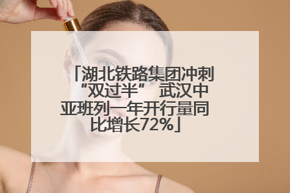 湖北铁路集团冲刺“双过半” 武汉中亚班列一年开行量同比增长72%
