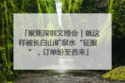 聚焦深圳文博会｜就这样被长白山矿泉水“征服”，订单纷至沓来