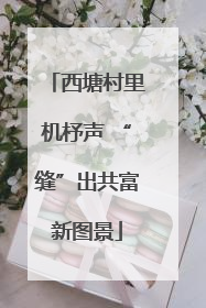 西塘村里机杼声 “缝”出共富新图景
