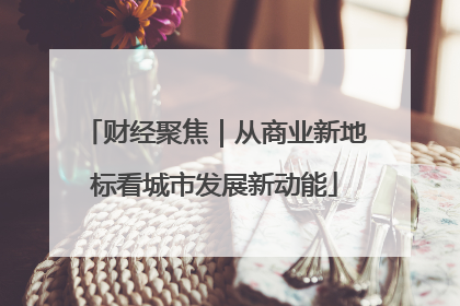 财经聚焦｜从商业新地标看城市发展新动能