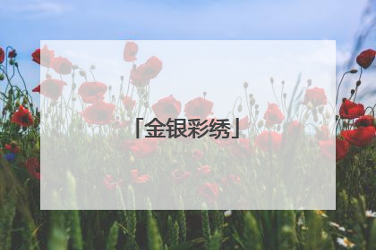 金银彩绣