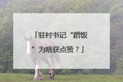 驻村书记“蹭饭”为啥获点赞？