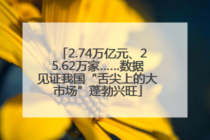 2.74万亿元、25.62万家……数据见证我国“舌尖上的大市场”蓬勃兴旺