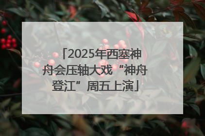 2025年西塞神舟会压轴大戏“神舟登江”周五上演