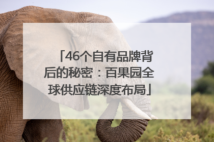 46个自有品牌背后的秘密：百果园全球供应链深度布局